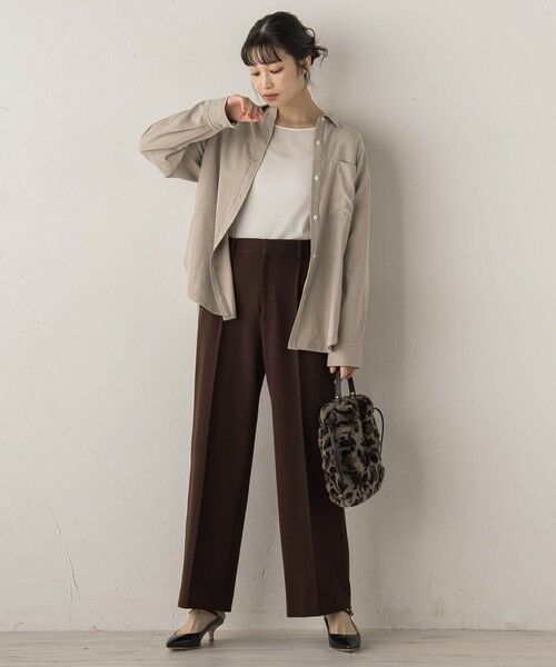 Droite lautreamont / ドロワットロートレアモン シャツ・ブラウス | 【WEB限定】E/Nピーチシャツ≪手洗い可能≫ | 詳細22