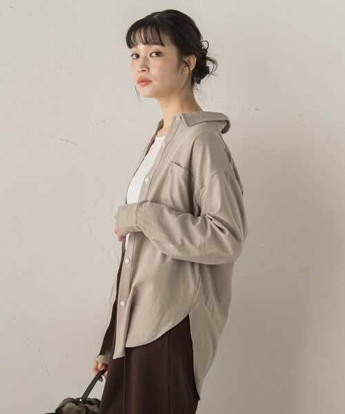 Droite lautreamont / ドロワットロートレアモン シャツ・ブラウス | 【WEB限定】E/Nピーチシャツ≪手洗い可能≫ | 詳細24