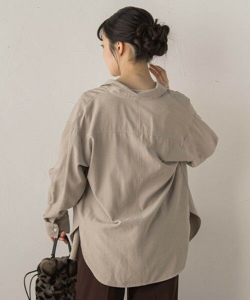 Droite lautreamont / ドロワットロートレアモン シャツ・ブラウス | 【WEB限定】E/Nピーチシャツ≪手洗い可能≫ | 詳細25