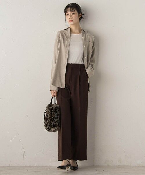 Droite lautreamont / ドロワットロートレアモン シャツ・ブラウス | 【WEB限定】E/Nピーチシャツ≪手洗い可能≫ | 詳細19