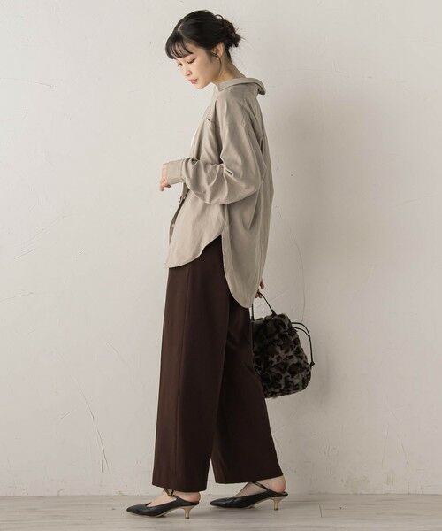 Droite lautreamont / ドロワットロートレアモン シャツ・ブラウス | 【WEB限定】E/Nピーチシャツ≪手洗い可能≫ | 詳細20