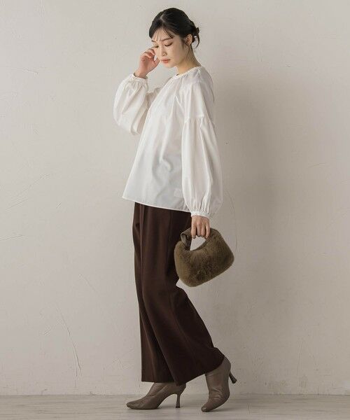 Droite lautreamont / ドロワットロートレアモン シャツ・ブラウス | ブレードブラウス≪洗濯機で洗える≫ | 詳細3