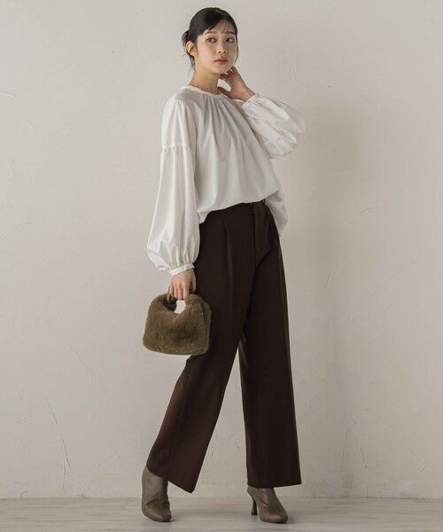 Droite lautreamont / ドロワットロートレアモン シャツ・ブラウス | ブレードブラウス≪洗濯機で洗える≫ | 詳細5