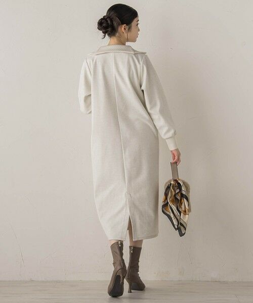 Droite lautreamont / ドロワットロートレアモン ロング・マキシ丈ワンピース | 【WEB限定】圧縮起毛ステンニットワンピース≪手洗い可能≫ | 詳細4