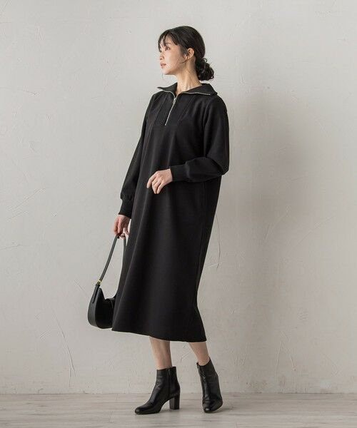 Droite lautreamont / ドロワットロートレアモン ロング・マキシ丈ワンピース | 【WEB限定】圧縮起毛ステンニットワンピース≪手洗い可能≫ | 詳細8