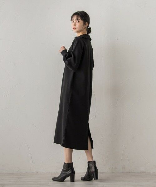 Droite lautreamont / ドロワットロートレアモン ロング・マキシ丈ワンピース | 【WEB限定】圧縮起毛ステンニットワンピース≪手洗い可能≫ | 詳細10