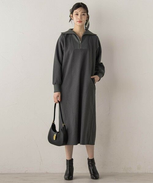 Droite lautreamont / ドロワットロートレアモン ロング・マキシ丈ワンピース | 【WEB限定】圧縮起毛ステンニットワンピース≪手洗い可能≫ | 詳細21