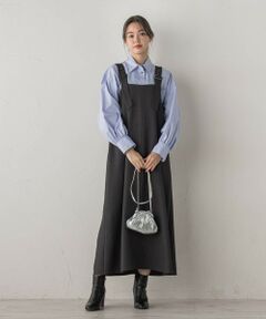 Droite lautreamont / ドロワットロートレアモン ロング・マキシ丈ワンピース | ミックスツイードジャンスカ