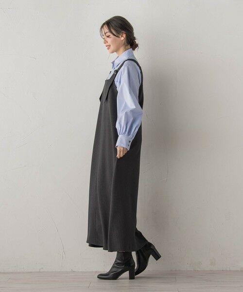 Droite lautreamont / ドロワットロートレアモン ロング・マキシ丈ワンピース | ミックスツイードジャンスカ | 詳細17