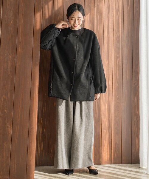 Droite lautreamont / ドロワットロートレアモン ダッフルコート | メランジブランケットコート | 詳細10