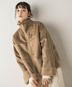 Droite lautreamont / ドロワットロートレアモン ダッフルコート | 【WEB限定】フェイクムートンファーコート