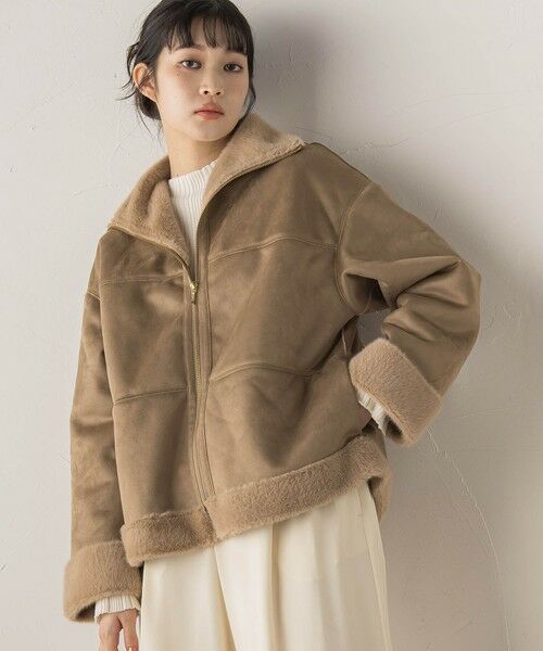 Droite lautreamont / ドロワットロートレアモン ダッフルコート | 【WEB限定】フェイクムートンファーコート | 詳細7