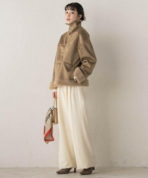 Droite lautreamont / ドロワットロートレアモン ダッフルコート | 【WEB限定】フェイクムートンファーコート | 詳細8