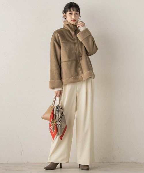 Droite lautreamont / ドロワットロートレアモン ダッフルコート | 【WEB限定】フェイクムートンファーコート | 詳細9