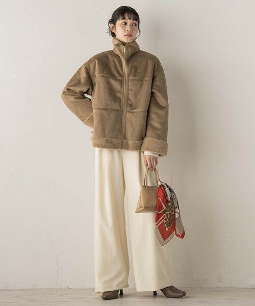 Droite lautreamont / ドロワットロートレアモン ダッフルコート | 【WEB限定】フェイクムートンファーコート | 詳細10