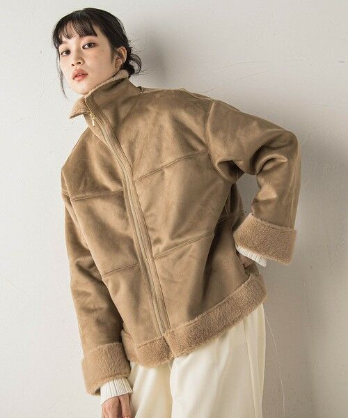 Droite lautreamont / ドロワットロートレアモン ダッフルコート | 【WEB限定】フェイクムートンファーコート | 詳細11