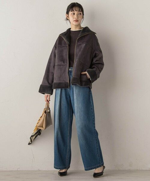 Droite lautreamont / ドロワットロートレアモン ダッフルコート | 【WEB限定】フェイクムートンファーコート | 詳細20