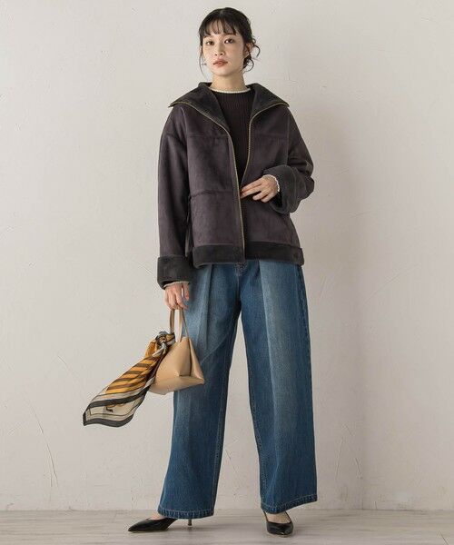 Droite lautreamont / ドロワットロートレアモン ダッフルコート | 【WEB限定】フェイクムートンファーコート | 詳細21