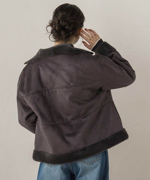 Droite lautreamont / ドロワットロートレアモン ダッフルコート | 【WEB限定】フェイクムートンファーコート | 詳細25