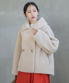 Droite lautreamont / ドロワットロートレアモン ダッフルコート | ボアボンディングPコート