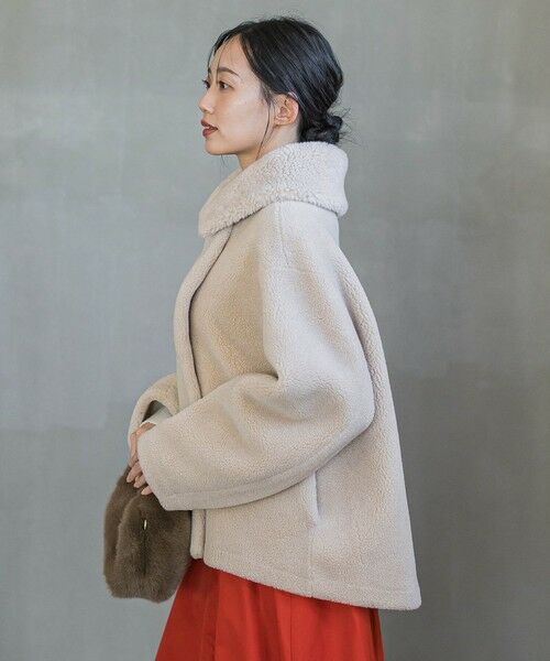 Droite lautreamont / ドロワットロートレアモン ダッフルコート | ボアボンディングPコート | 詳細2