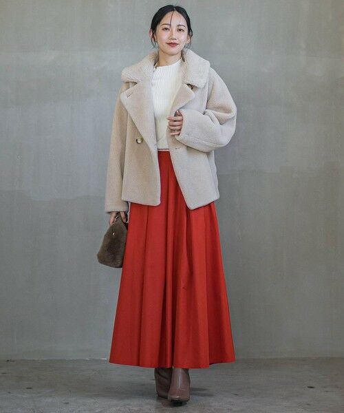 Droite lautreamont / ドロワットロートレアモン ダッフルコート | ボアボンディングPコート | 詳細4