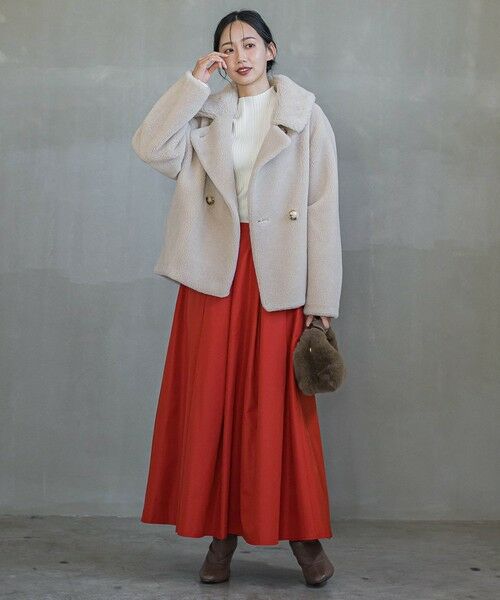 Droite lautreamont / ドロワットロートレアモン ダッフルコート | ボアボンディングPコート | 詳細5