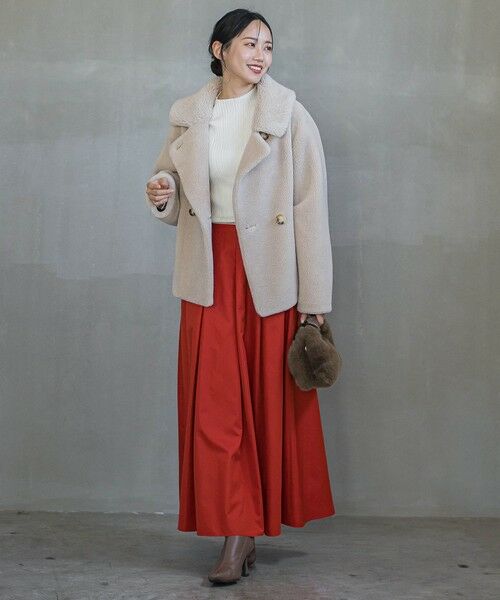 Droite lautreamont / ドロワットロートレアモン ダッフルコート | ボアボンディングPコート | 詳細6