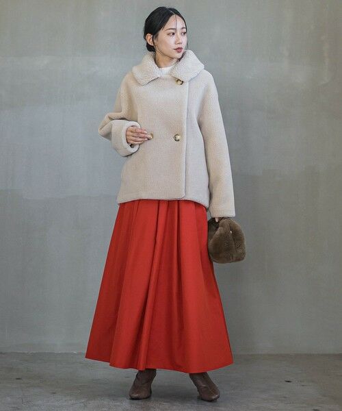 Droite lautreamont / ドロワットロートレアモン ダッフルコート | ボアボンディングPコート | 詳細7