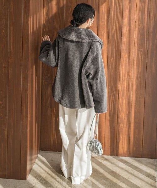 Droite lautreamont / ドロワットロートレアモン ダッフルコート | ボアボンディングPコート | 詳細13