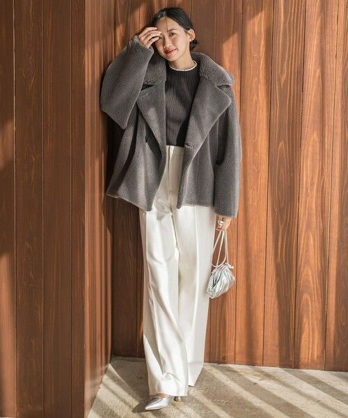 Droite lautreamont / ドロワットロートレアモン ダッフルコート | ボアボンディングPコート | 詳細14