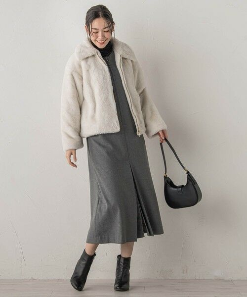 Droite lautreamont / ドロワットロートレアモン ダッフルコート | 【WEB限定】ミンクファーコート | 詳細1