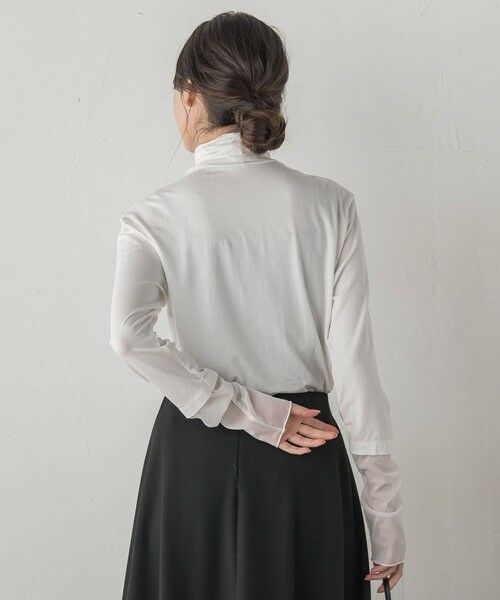 Droite lautreamont / ドロワットロートレアモン カットソー | ウォッシャブルベア天竺カットソー≪洗濯機で洗える≫ | 詳細3