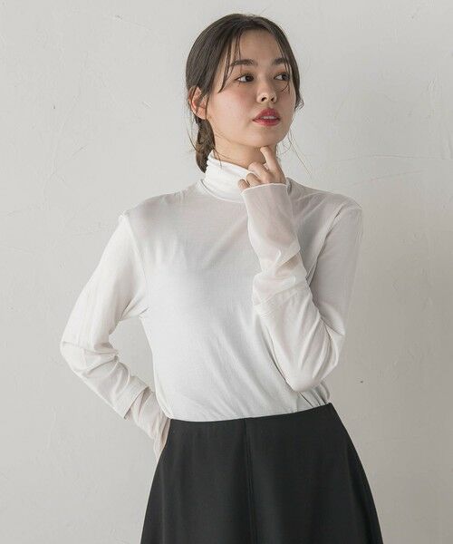 Droite lautreamont / ドロワットロートレアモン カットソー | ウォッシャブルベア天竺カットソー≪洗濯機で洗える≫ | 詳細4