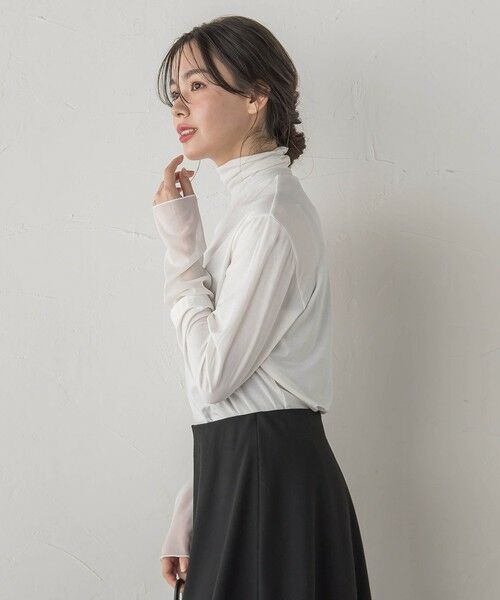 Droite lautreamont / ドロワットロートレアモン カットソー | ウォッシャブルベア天竺カットソー≪洗濯機で洗える≫ | 詳細2