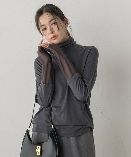 Droite lautreamont / ドロワットロートレアモン カットソー | ウォッシャブルベア天竺カットソー≪洗濯機で洗える≫ | 詳細27