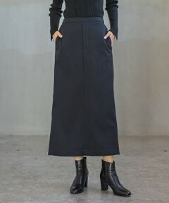 Droite lautreamont / ドロワットロートレアモン ミニ・ひざ丈スカート | 裏起毛タイトスカート≪手洗い可能≫