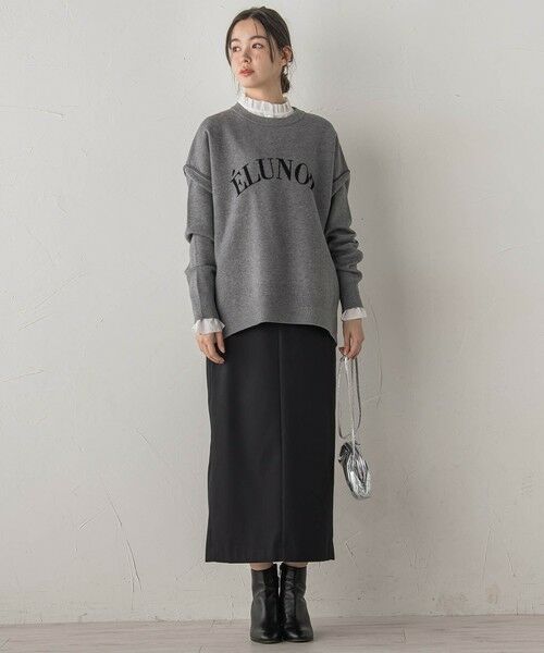 Droite lautreamont / ドロワットロートレアモン ミニ・ひざ丈スカート | 裏起毛タイトスカート≪手洗い可能≫ | 詳細9