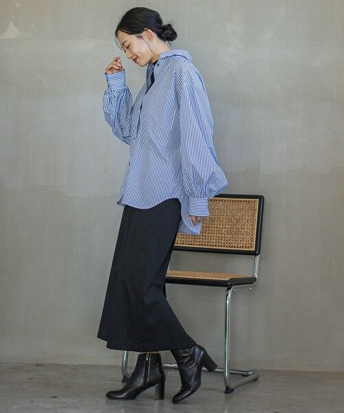 Droite lautreamont / ドロワットロートレアモン ミニ・ひざ丈スカート | 裏起毛タイトスカート≪手洗い可能≫ | 詳細4