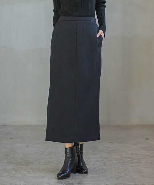 Droite lautreamont / ドロワットロートレアモン ミニ・ひざ丈スカート | 裏起毛タイトスカート≪手洗い可能≫ | 詳細6