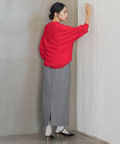 Droite lautreamont / ドロワットロートレアモン ミニ・ひざ丈スカート | 裏起毛タイトスカート≪手洗い可能≫ | 詳細13