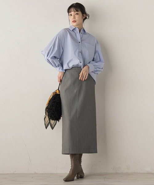 Droite lautreamont / ドロワットロートレアモン ミニ・ひざ丈スカート | 裏起毛タイトスカート≪手洗い可能≫ | 詳細22