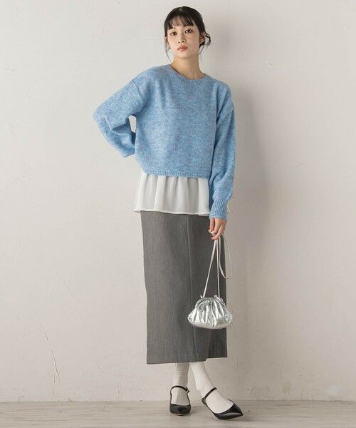 Droite lautreamont / ドロワットロートレアモン ミニ・ひざ丈スカート | 裏起毛タイトスカート≪手洗い可能≫ | 詳細25