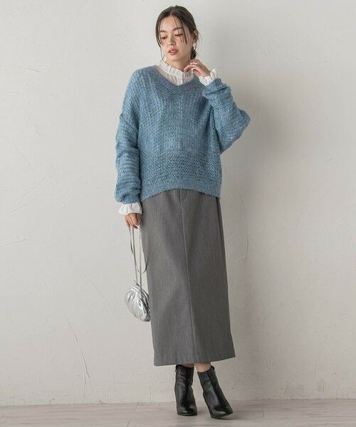 Droite lautreamont / ドロワットロートレアモン ミニ・ひざ丈スカート | 裏起毛タイトスカート≪手洗い可能≫ | 詳細27