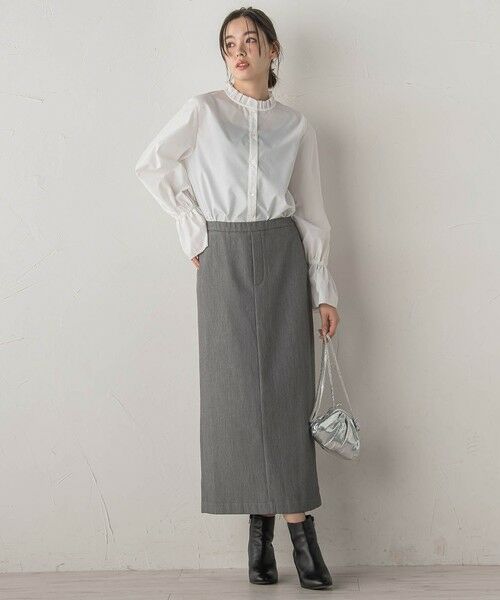 Droite lautreamont / ドロワットロートレアモン ミニ・ひざ丈スカート | 裏起毛タイトスカート≪手洗い可能≫ | 詳細28