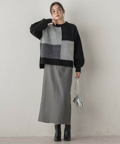 Droite lautreamont / ドロワットロートレアモン ミニ・ひざ丈スカート | 裏起毛タイトスカート≪手洗い可能≫ | 詳細29