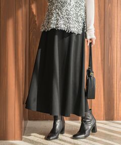 Droite lautreamont / ドロワットロートレアモン ミニ・ひざ丈スカート | 両面起毛ストレッチスカート≪洗濯機で洗える≫