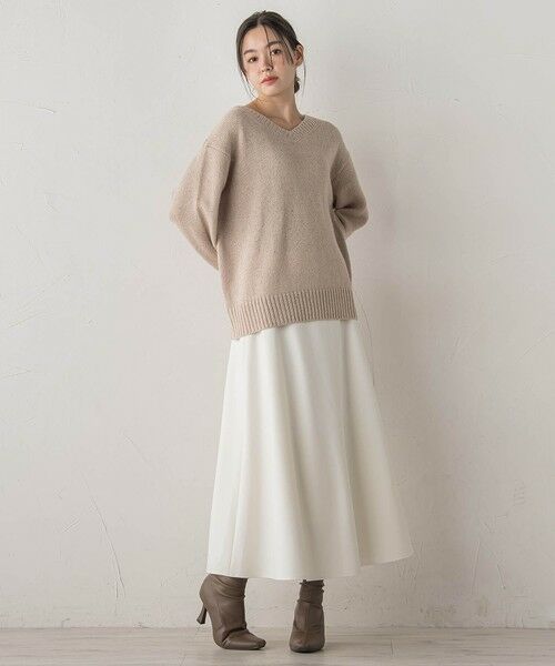 Droite lautreamont / ドロワットロートレアモン ミニ・ひざ丈スカート | 両面起毛ストレッチスカート≪洗濯機で洗える≫ | 詳細10