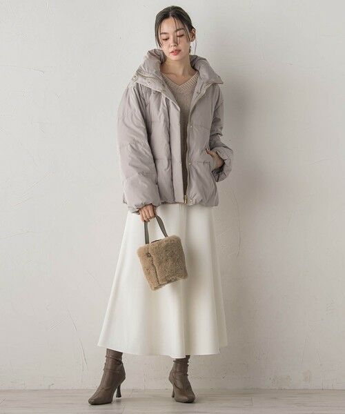 Droite lautreamont / ドロワットロートレアモン ミニ・ひざ丈スカート | 両面起毛ストレッチスカート≪洗濯機で洗える≫ | 詳細12