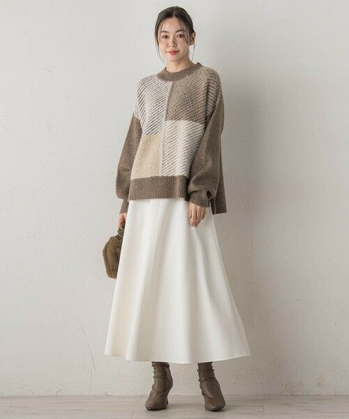 Droite lautreamont / ドロワットロートレアモン ミニ・ひざ丈スカート | 両面起毛ストレッチスカート≪洗濯機で洗える≫ | 詳細13